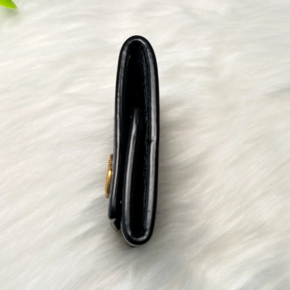 Gucci GG Marmont Black Leather Coin‎ Wallet